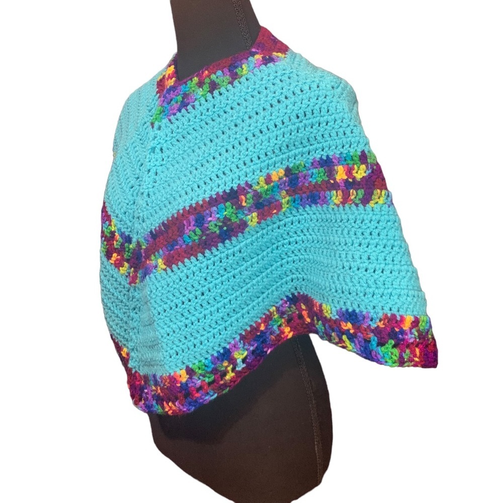 Handmade Crocheted Shall - Picture 3 of 7